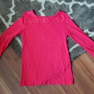 Womens Loft 3/4 sleeve shirt